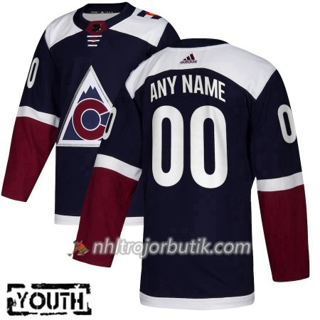 Barn Ishockey Colorado Avalanche Tröja med eget tryck Alternate Adidas 2018-19 Authentic